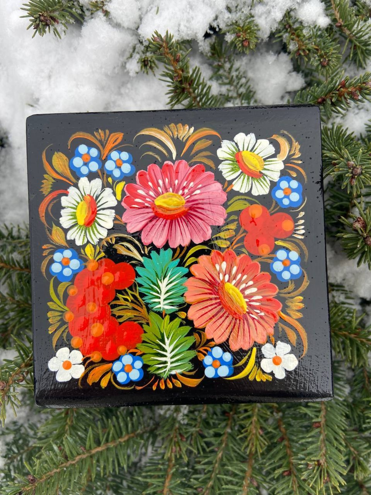 ペトリキウカのジュエリーボックス（巨匠ホロベッツ作） - 6