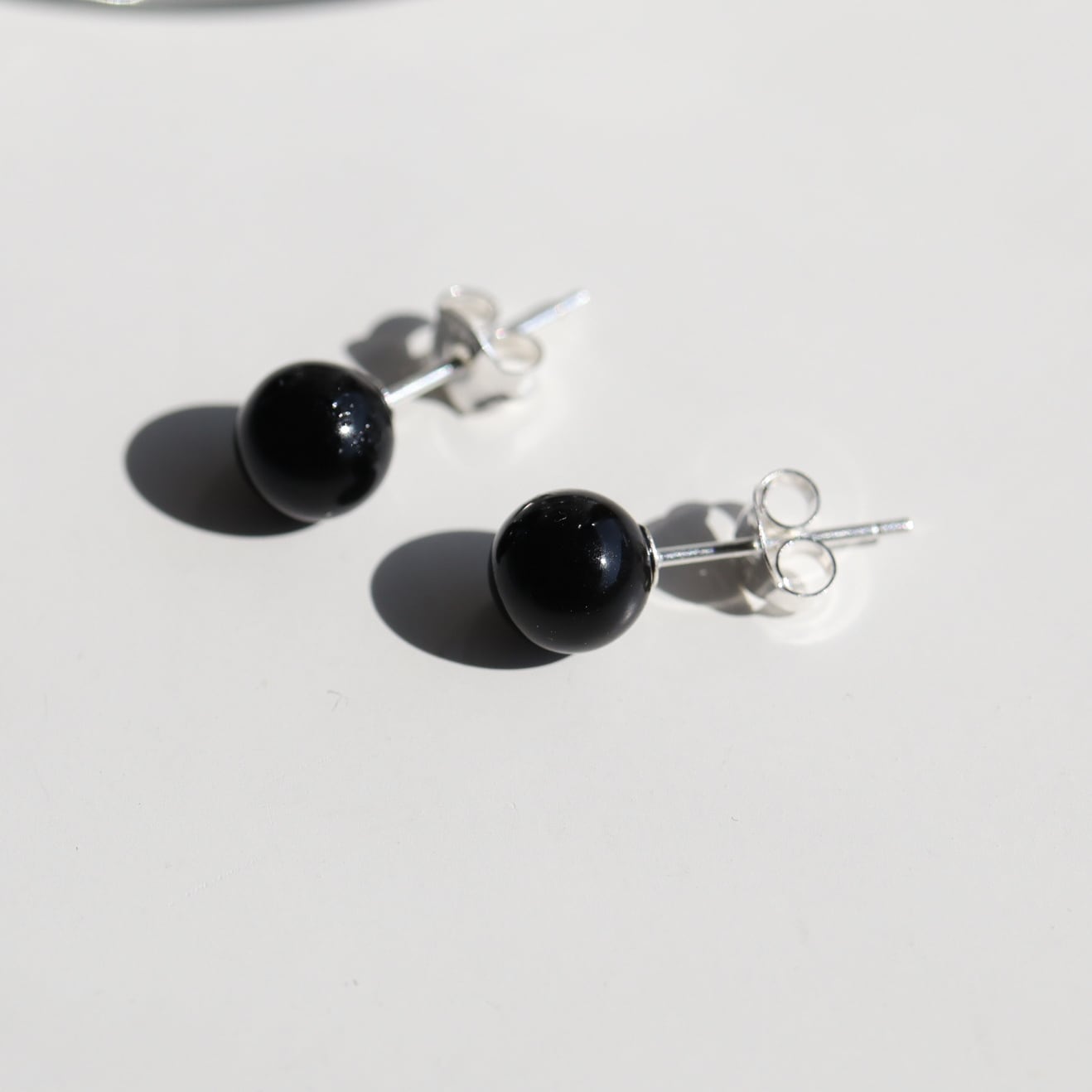 silver925 オニキス ピアス p420 | RIN. accessory ｜ステンレス