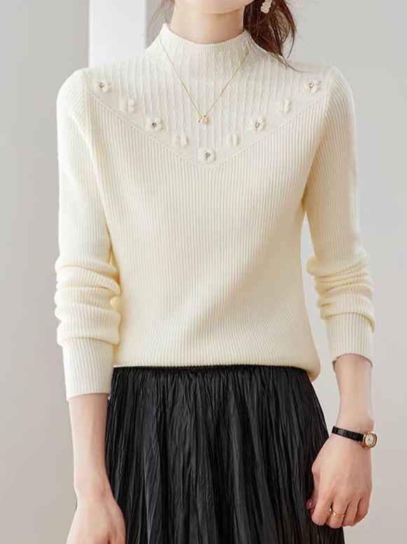 Bottleneck knit top L0805