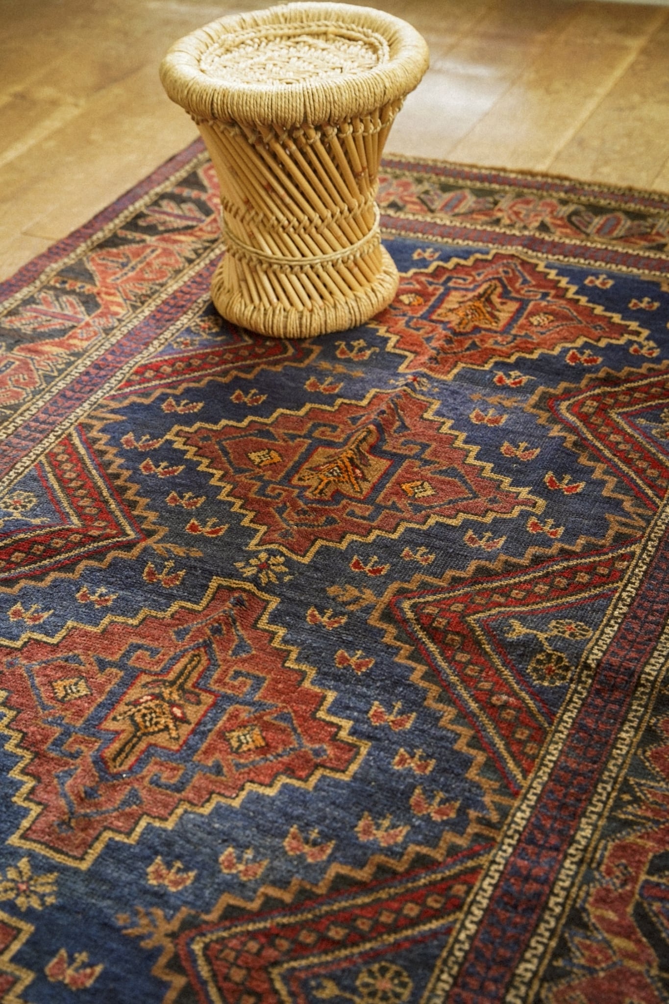 2065-Vintage Taimani rug | 手織りのヴィンテージラグ専門店 | Bahr