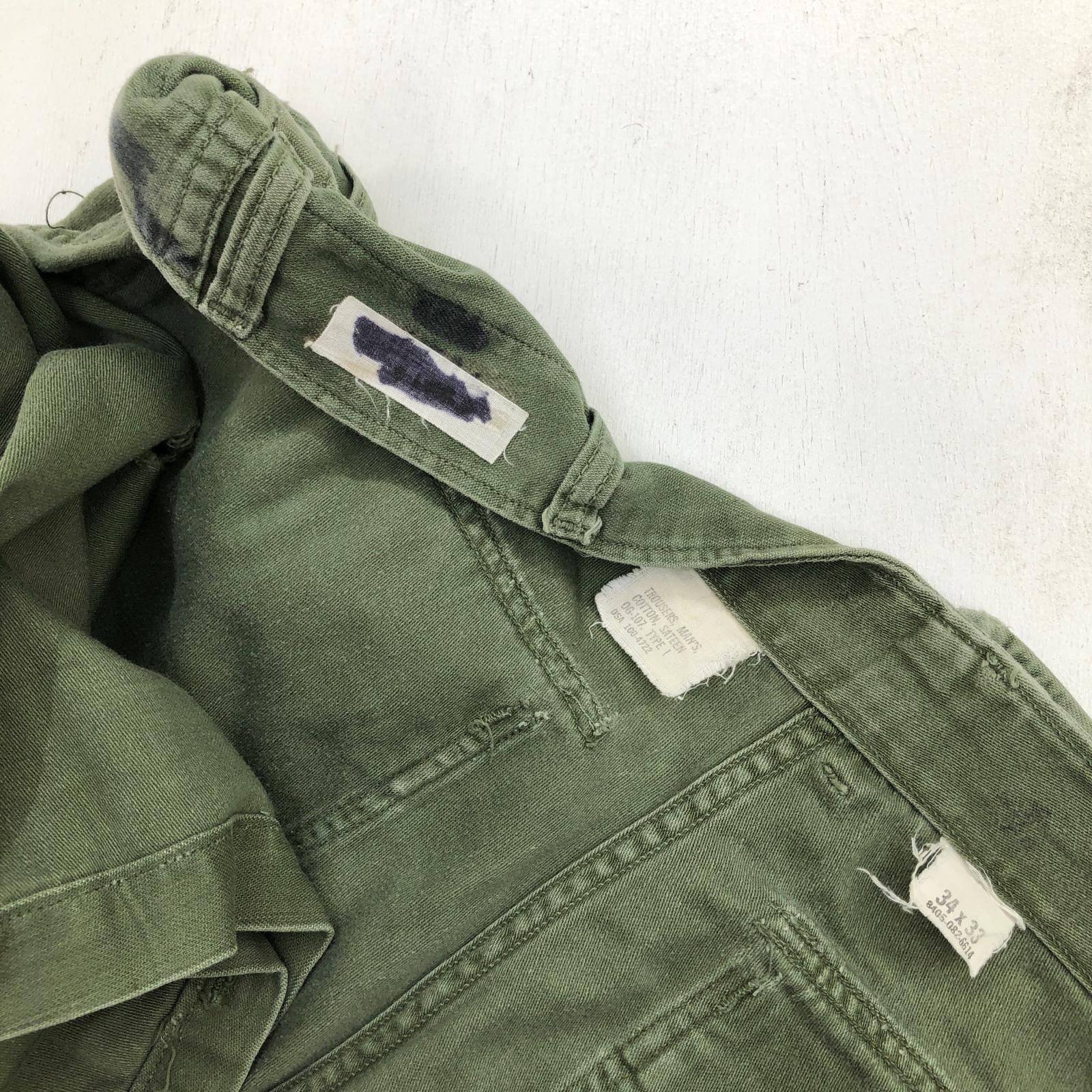 U.S.ARMY 60年代 中期 あたり USA製 OG-107 DSA100-4722 ミリタリー