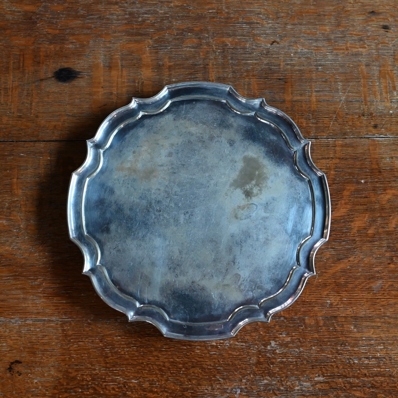 Tray / トレイ〈 プレート・シルバー・サルヴァ・店舗什器・アンティーク・ヴィンテージ 〉113668