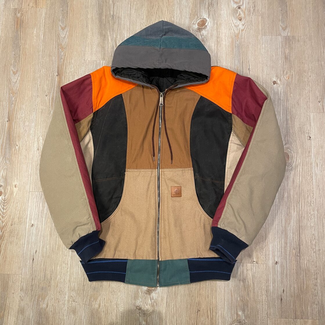 carhartt ジーパン生地 ツギハギ ジャケット | Pay ID