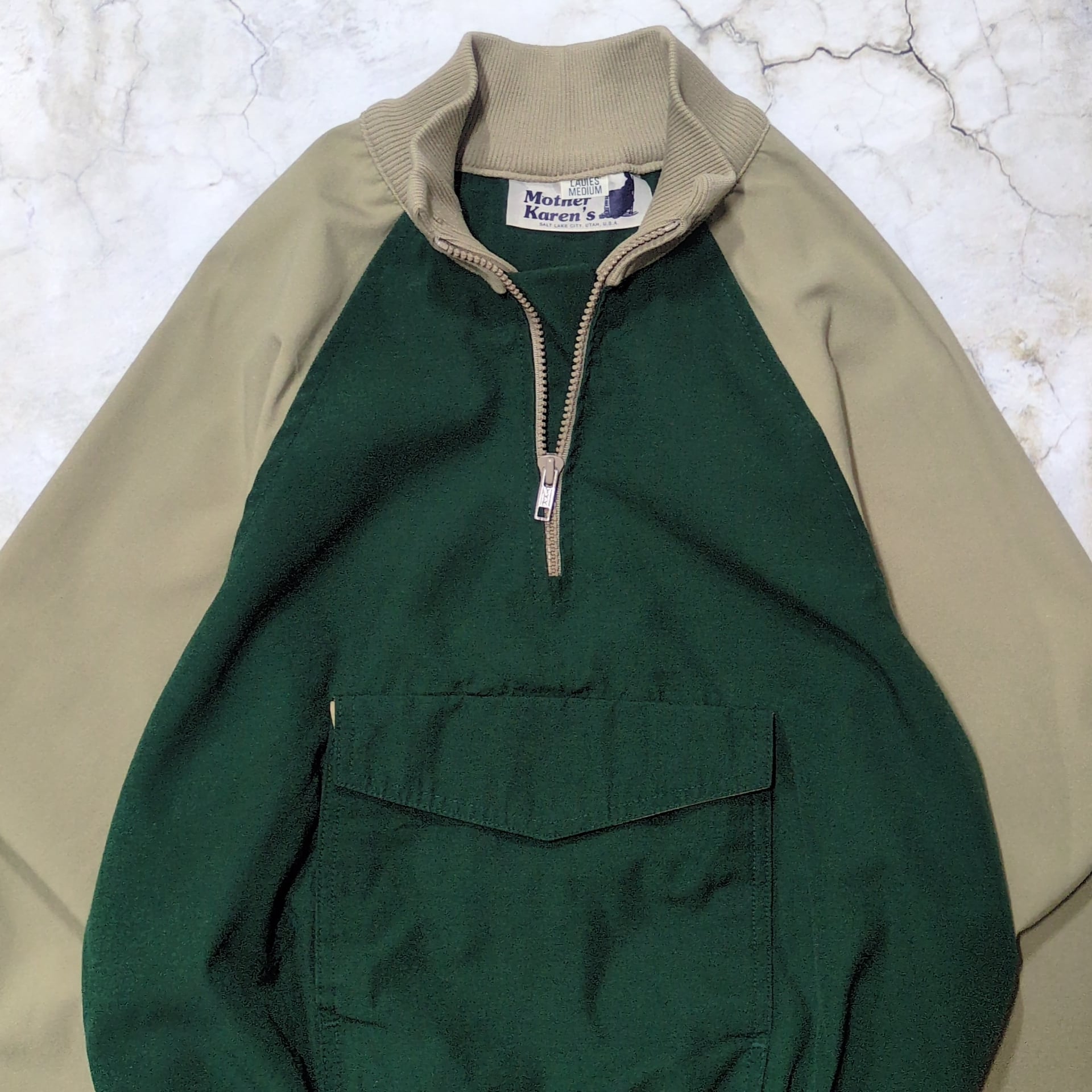 Mother Karen’s 80s USA製　ハーフジップアノラック 80s USA製 