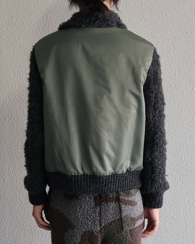 Oscar Ouyang AW25/Green bomber jacket