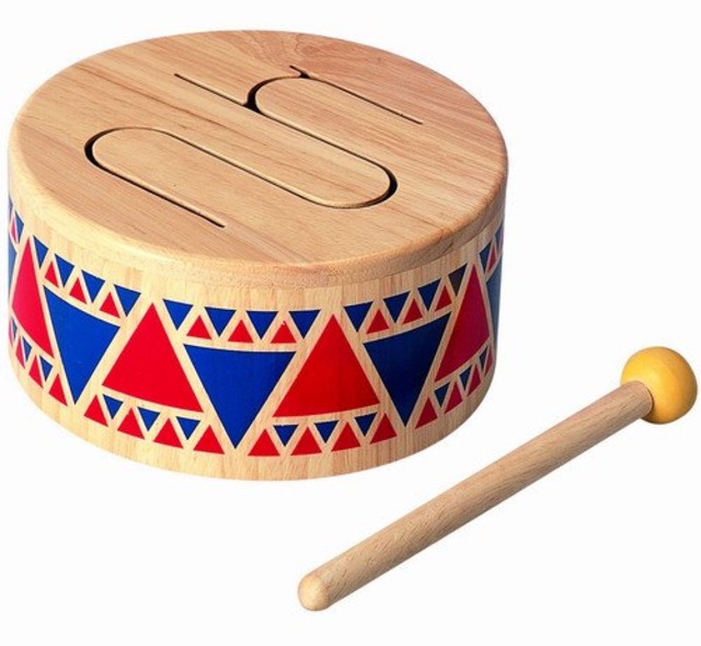 プラントイ　ソリッドドラム　木のたいこ　楽器玩具