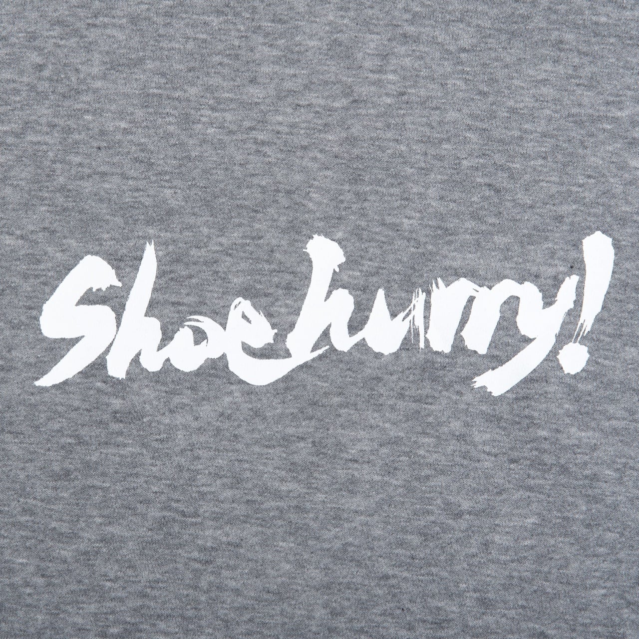SHOEHURRY! LOGO SWEAT HOODIE (HEATHER GRAY/WHITE) | 裏起毛パーカー(ヘザーグレー/ホワイト)