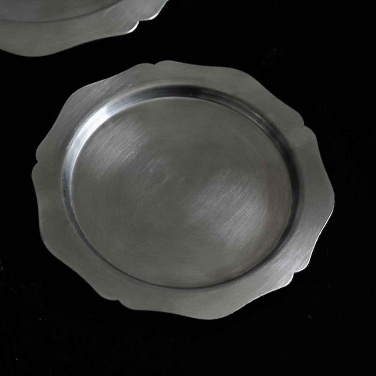 竹俣勇壱　ステンレス 輪花皿 L［2104280000427］