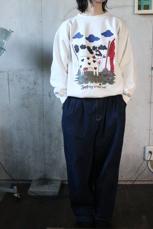 Northern Getaway Graphic Sweatshirt “Spotting a New Look”, 1990s