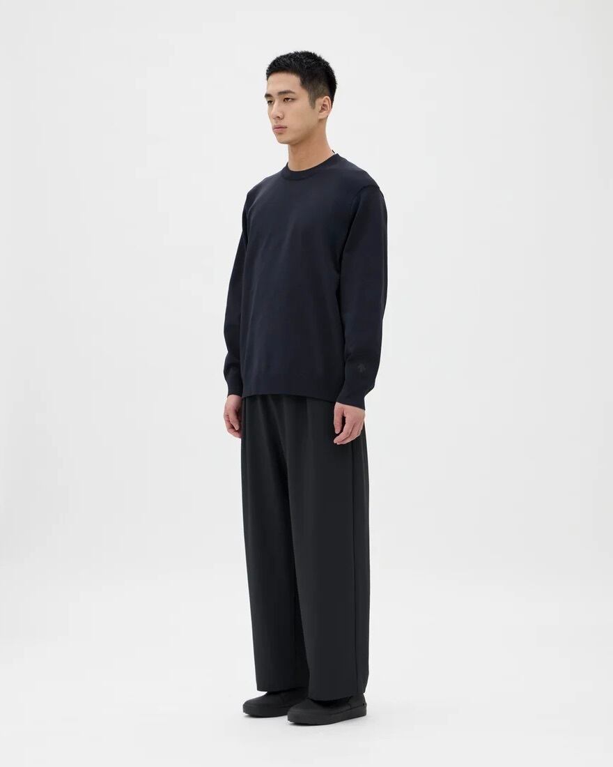 DESCENTE ALLTERRAIN I/O】テックワイドパンツブラック | idealclasse