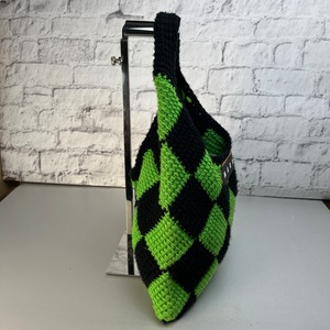 MARNI マルニ ニット ハンドバッグ グリーン A-9868