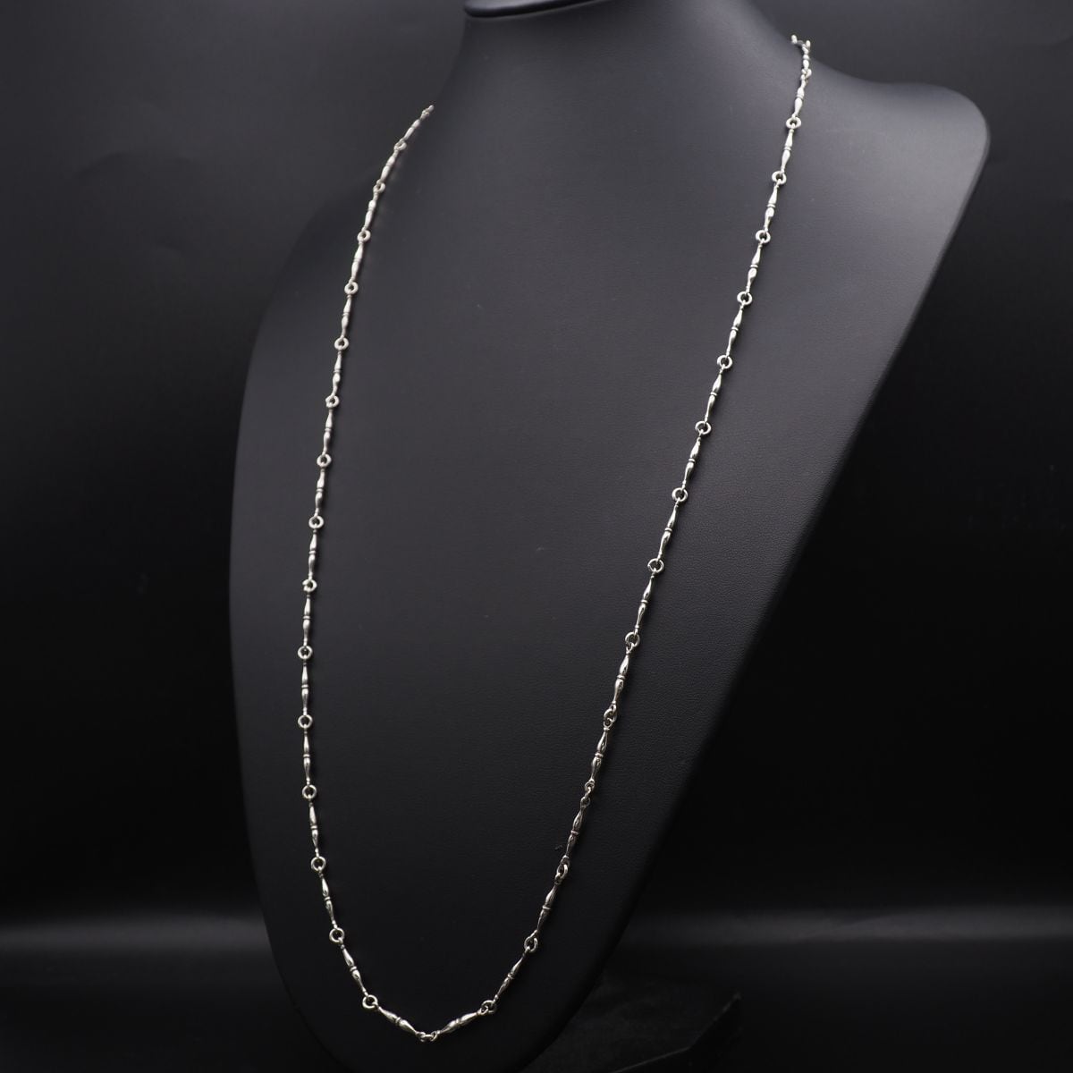 H299 ヴィンテージ STERLING ITALY 925刻印 ロング ネックレス