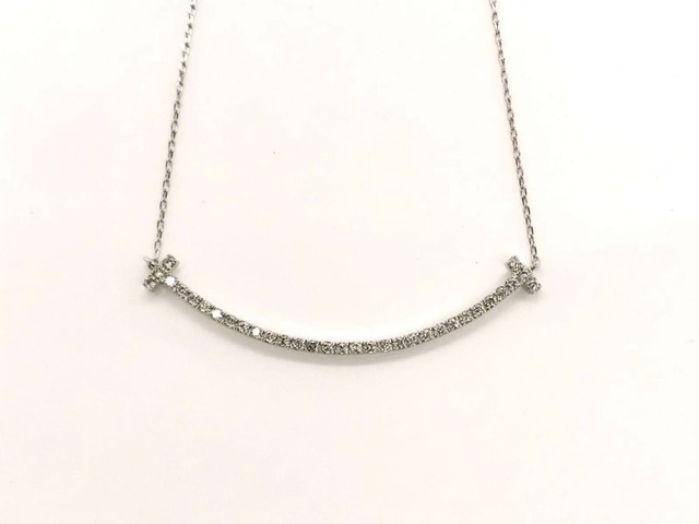 PT 0.2ct ダイヤペンダントネックレス リバーシブル