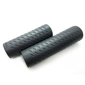 サギサカ(SAGISAKA) 自転車用 グリップ シフトグリップ ロング/ショート セット グレー 21774