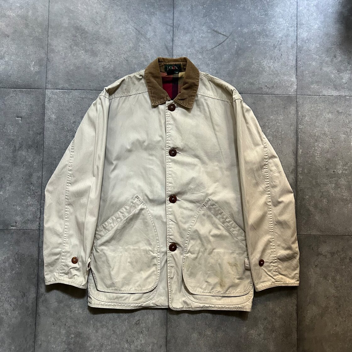 90s J.crew ジェイクルー ハンティングジャケット XS オフ 