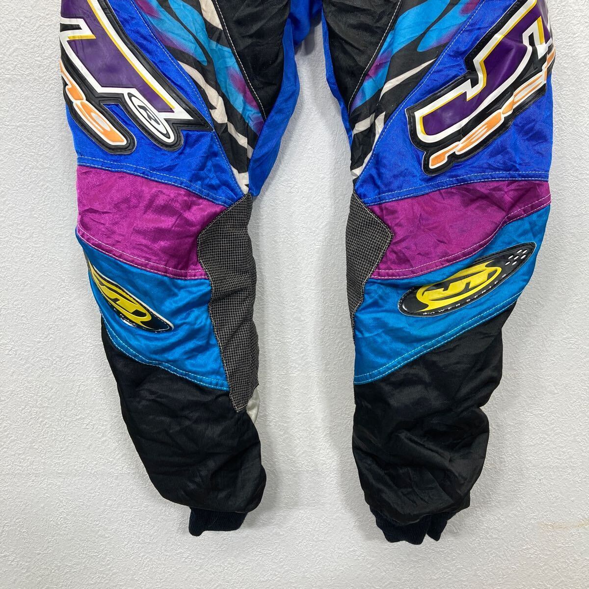 JT RACING モトクロスパンツ W30 レーシングパンツ ブルー ブラック