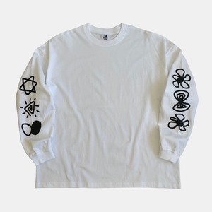 REVERSE ACTIVE L/S TEE - WHITE