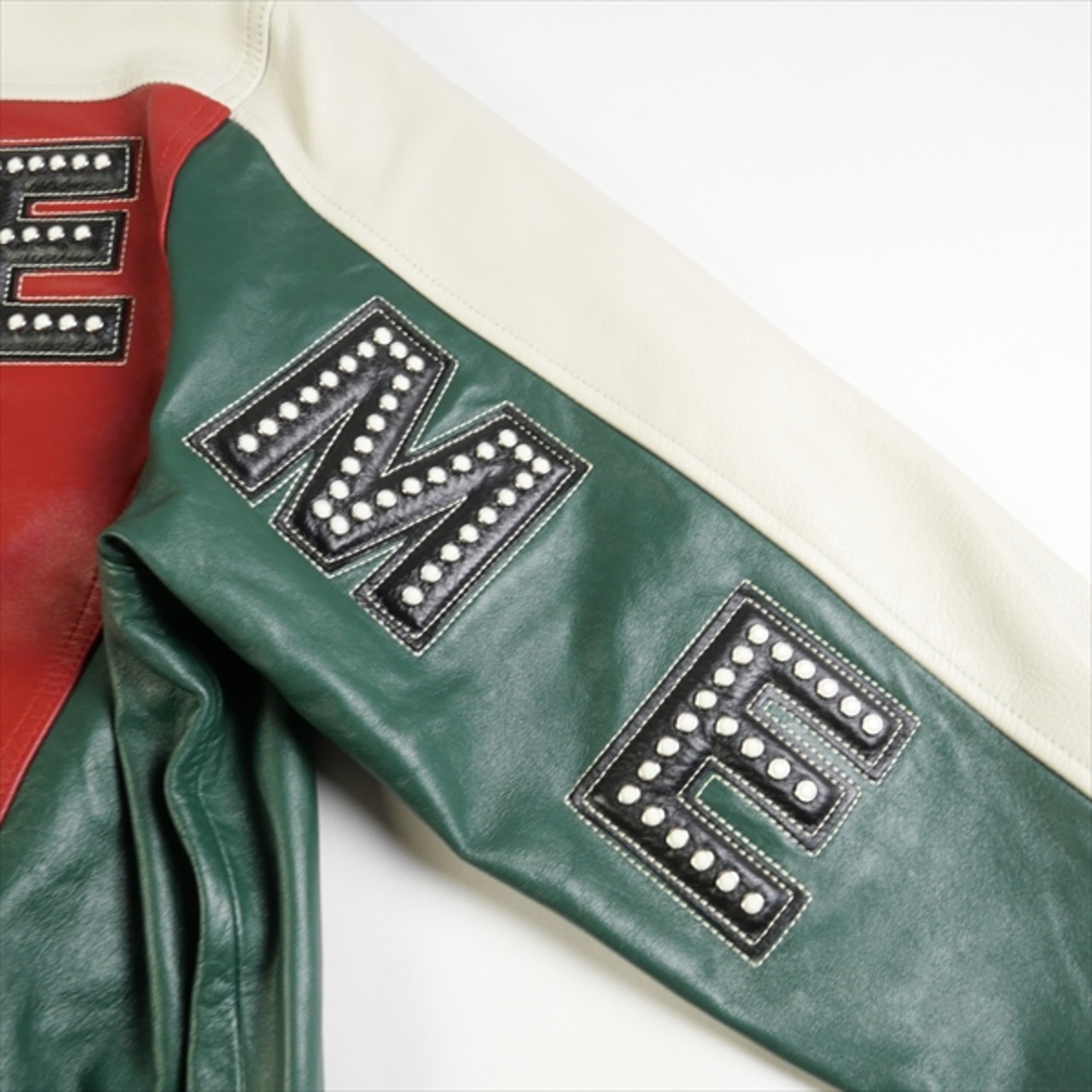 Size【S】 SUPREME シュプリーム 18SS Studded Arc Logo Leather 