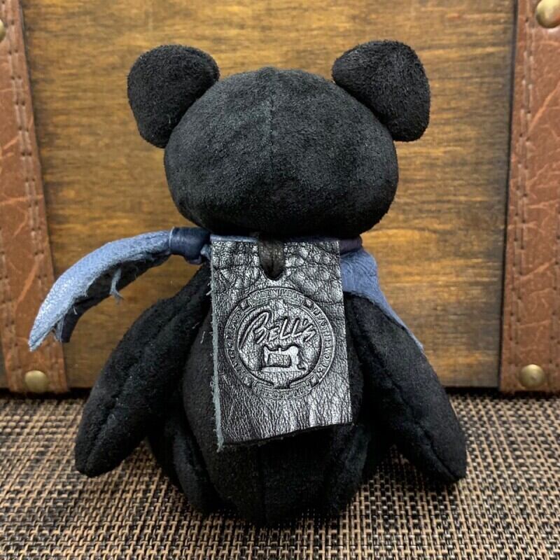 ピッグスウェードのベルラビ★マイスターの手作り「ベルズラビット」ブラック系　写真の1点販売です