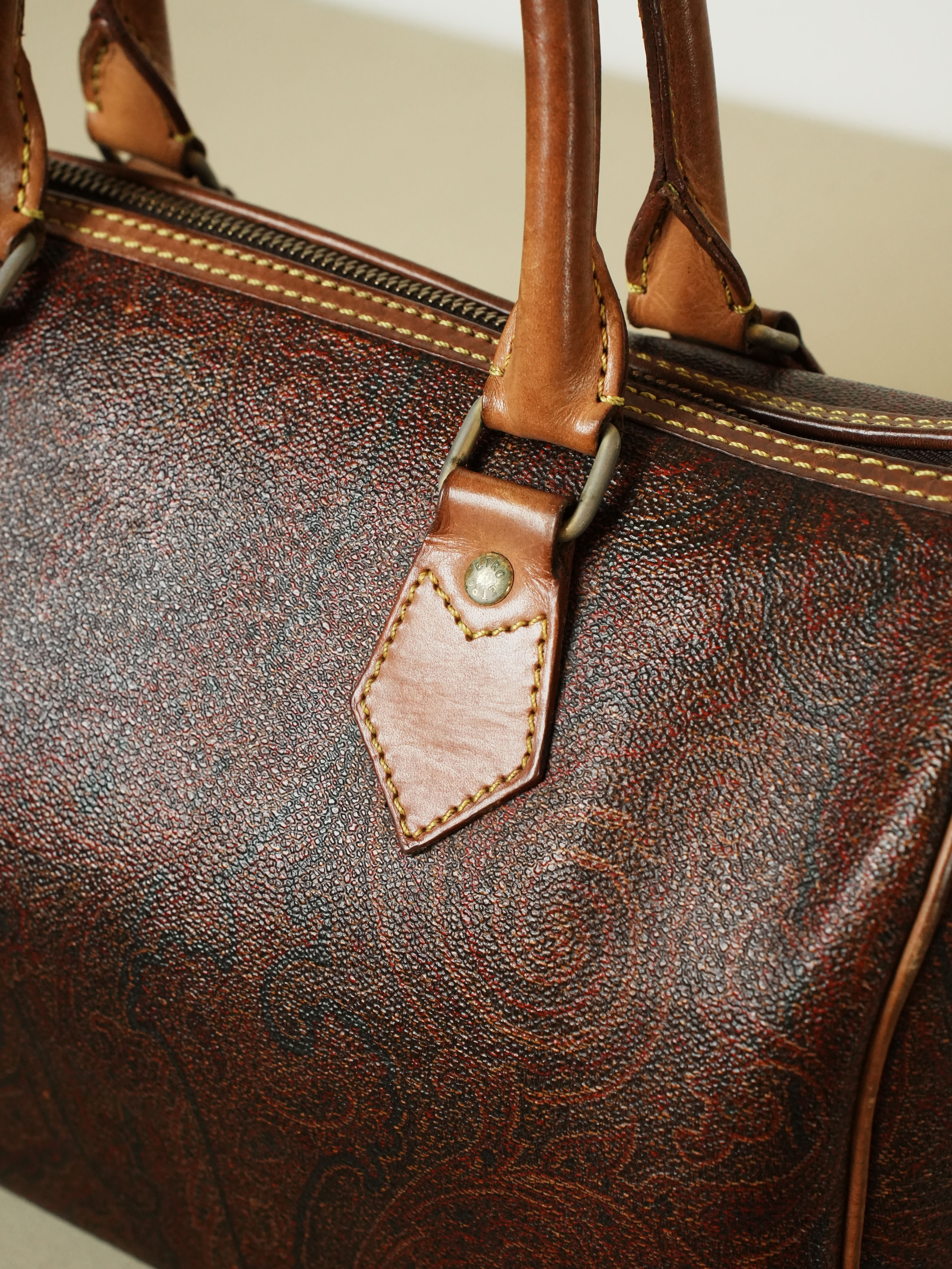 ETRO エトロ ペイズリー柄 ボストンバッグ | Raum Vintage