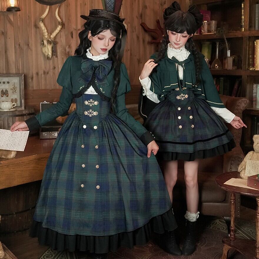 森ガール ロリィタ ショートジャケット 刺繍 秋冬 PUJI