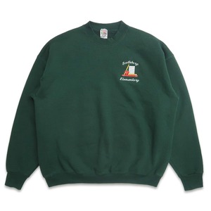 古着 90年代 フルーツオブザルーム スウェット トレーナー グリーン 表記：XXL　gd408906n w60327