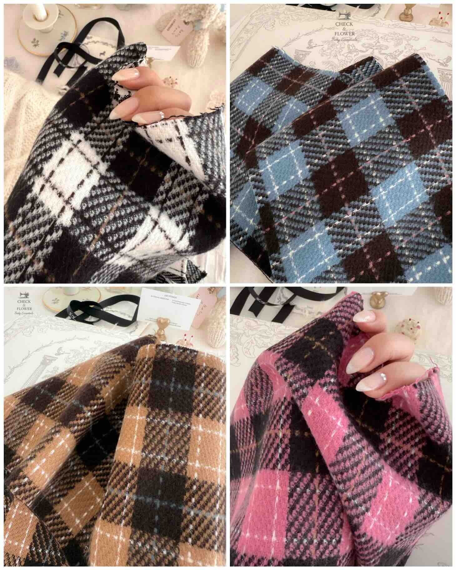 【終了】クラシック　タータンチェック生地25FW