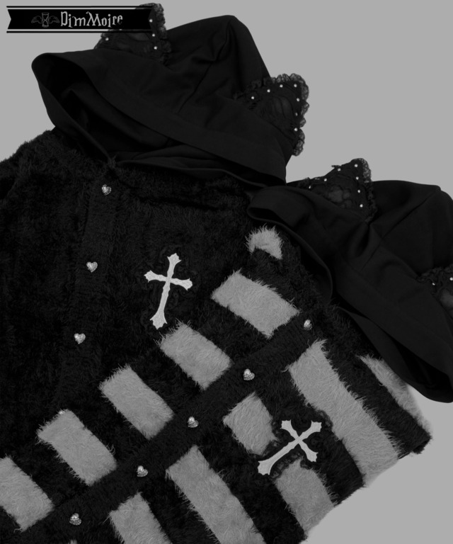 Evil Catカーディガン【Black】