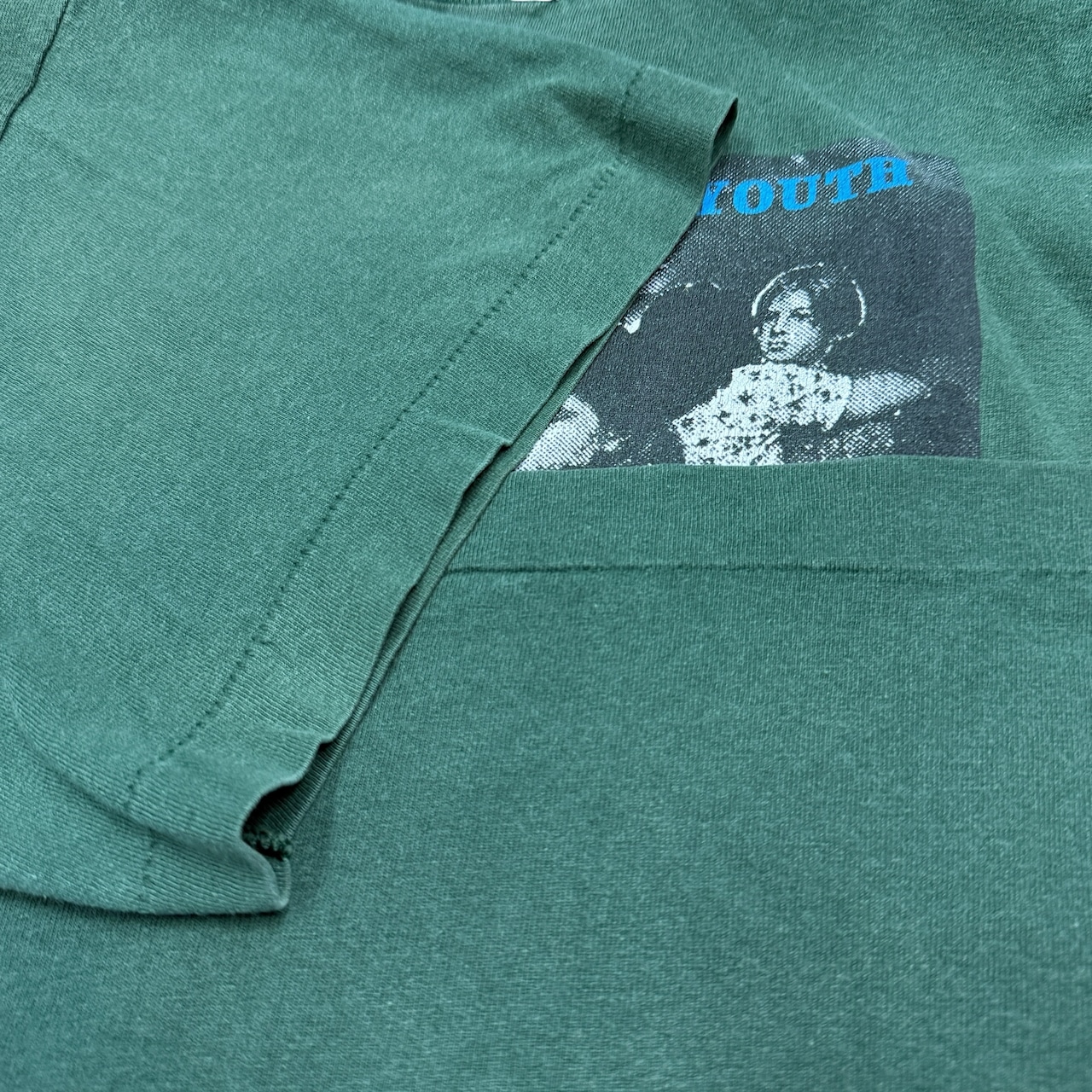 【SONIC YOUTH】ソニック・ユース "DANCING KIDS" GREEN 90's Vintage Tシャツ