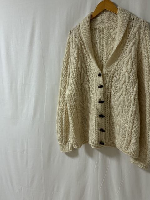 1970~80's Shawl Collar Toggle Button Knit Jacket