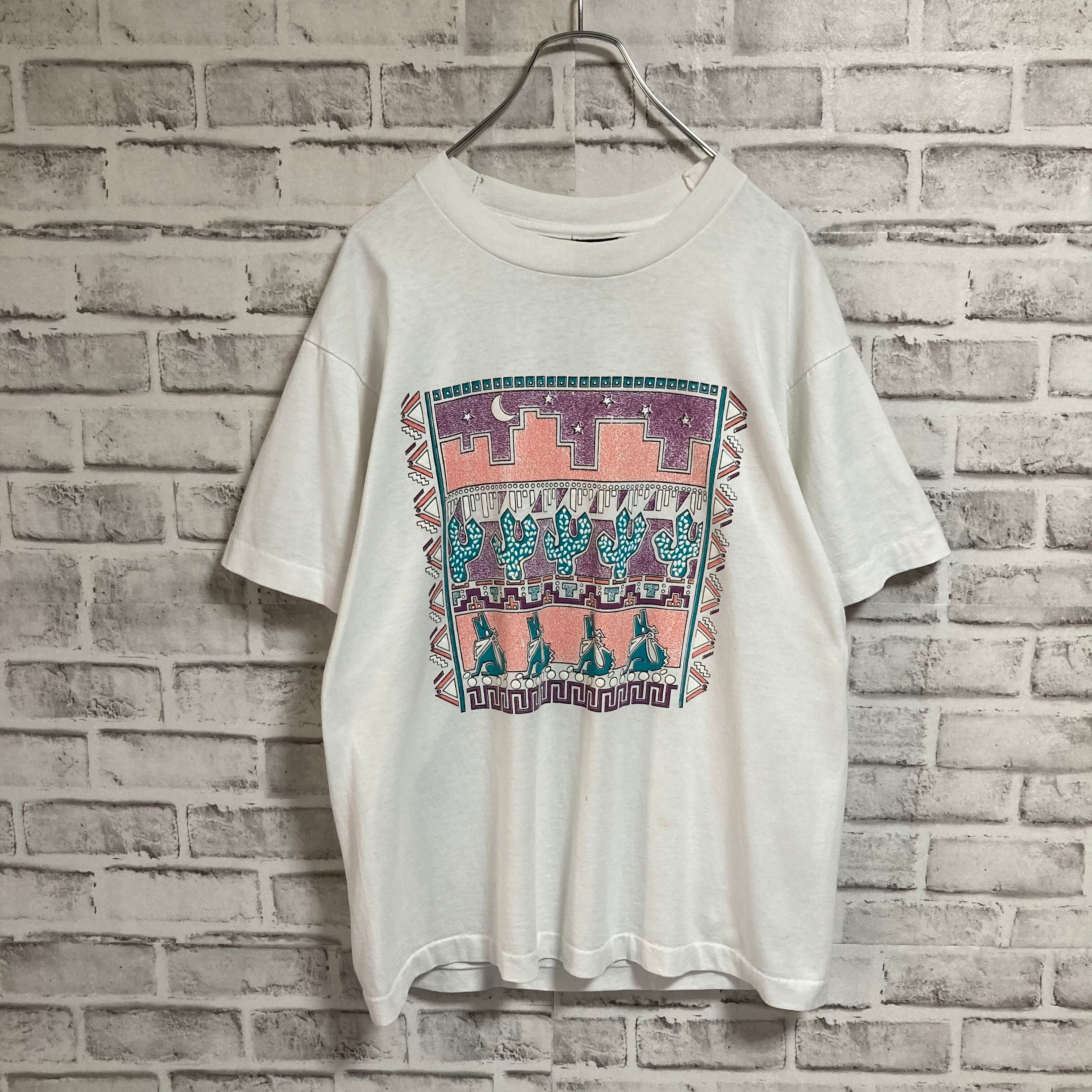 希少 90s ビンテージ スクリーンスターズ レッドパロット 両面Tシャツ