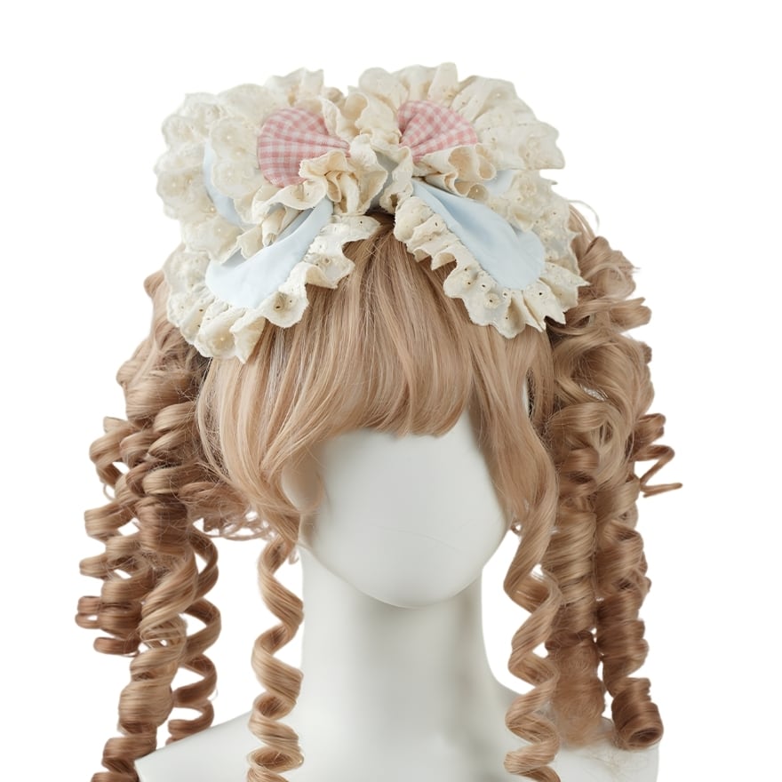 ロリータファッション ゆめかわいい量産型フリルヘッドドレス