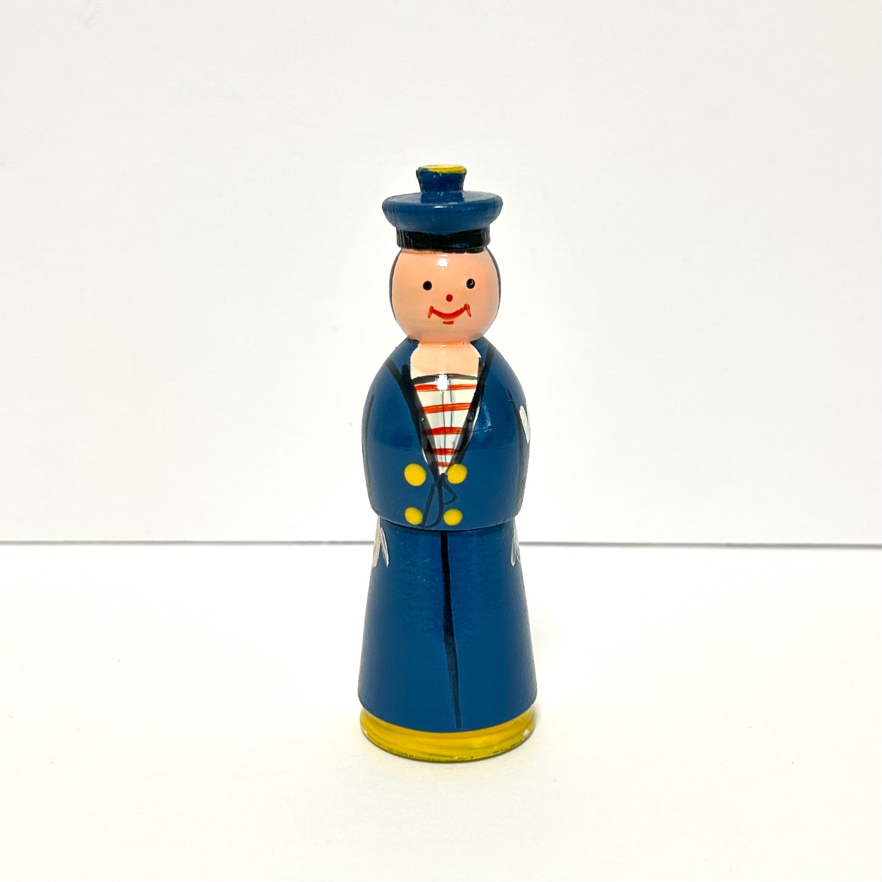 ビテージ ポーランド マトリョーシカ 14cm 3ピース  「マリン」
