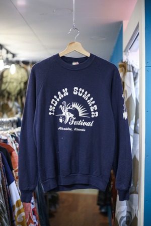 80’s print sweat “INDIAN SUMMER”