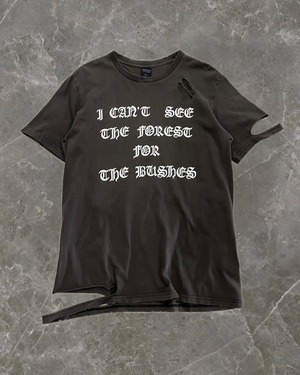 "Number (N)ine 04AW" destroy paint T shirt
