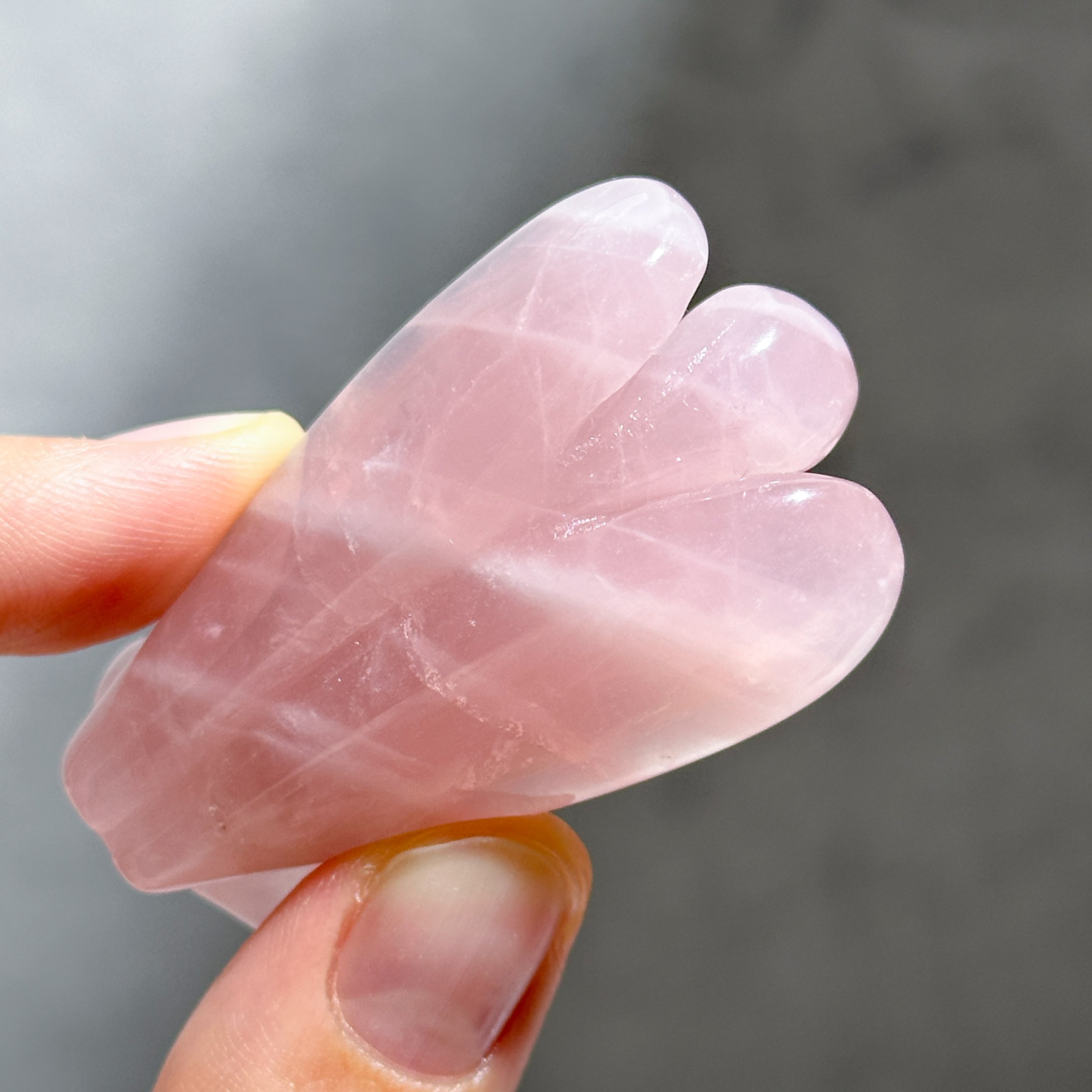 ローズクォーツ ミニエンジェル22◇Rose Quartz Angel ◇天然石・鉱物