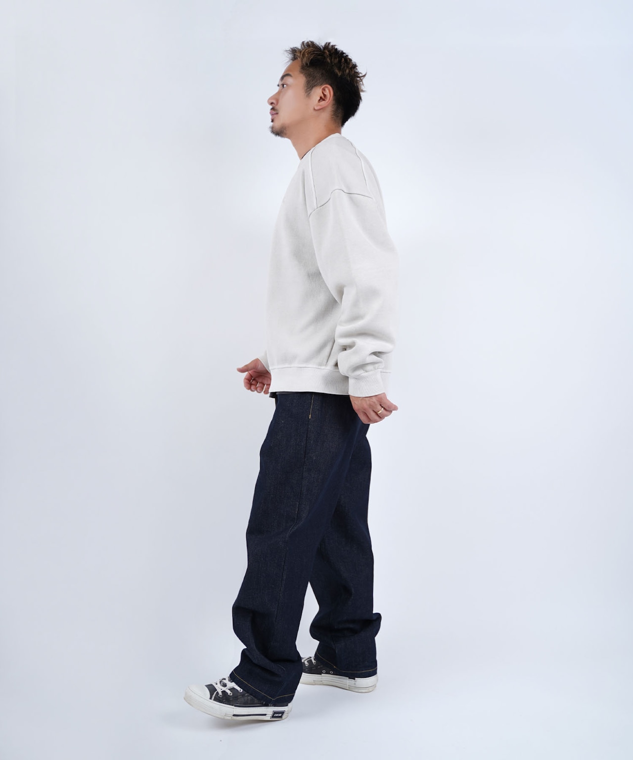 【#Re:room】PIGMENT WASH RRM BIG TRAINER［REC739］