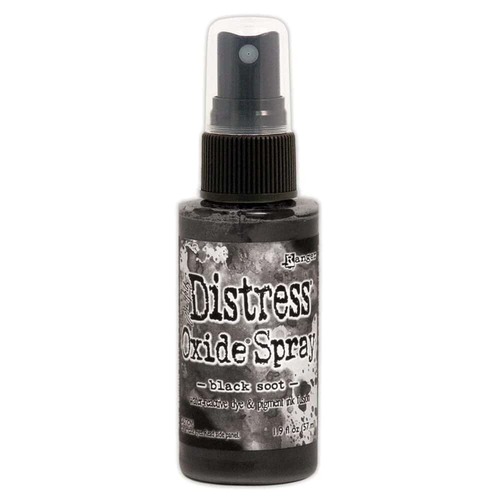 Tim Holtz　ディストレスオキサイドスプレー（Black Soot）　Distress Oxide Spray TSO67566【Tim Holtz（ティムホルツ）-Ranger】[TH-241co]