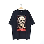 映画 サンゲリア ゾンビ Tシャツ ルチオフルチ 黒 ムービーTシャツ メンズXL相当 ZOMBIE 古着 @BA0010