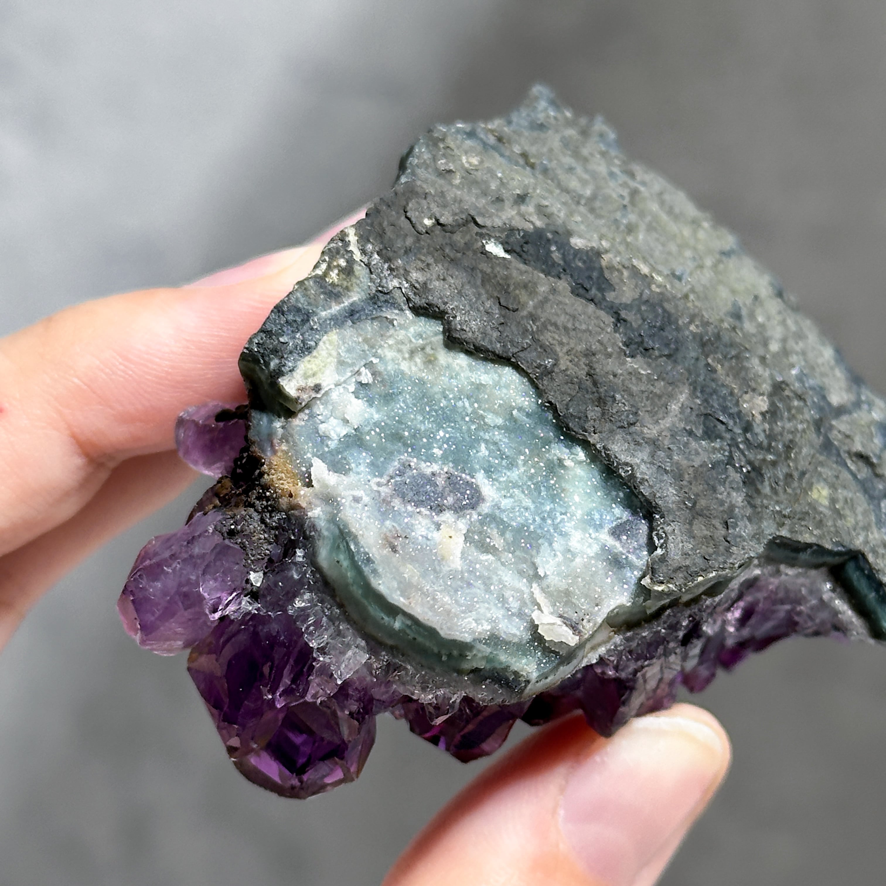 高品質】天使の指紋◎ウルグアイ産アメジスト 原石74◇ Amethyst