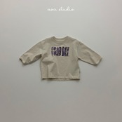 〖取寄〗韓国子供服 / 26winter / aoustudio /Good Day プリント Tシャツ / キッズ服 *XS~L*