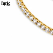 4mm 18cm luxury tennis bracelet gold