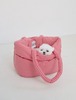 予約【aperty】wide bag (plaid red)