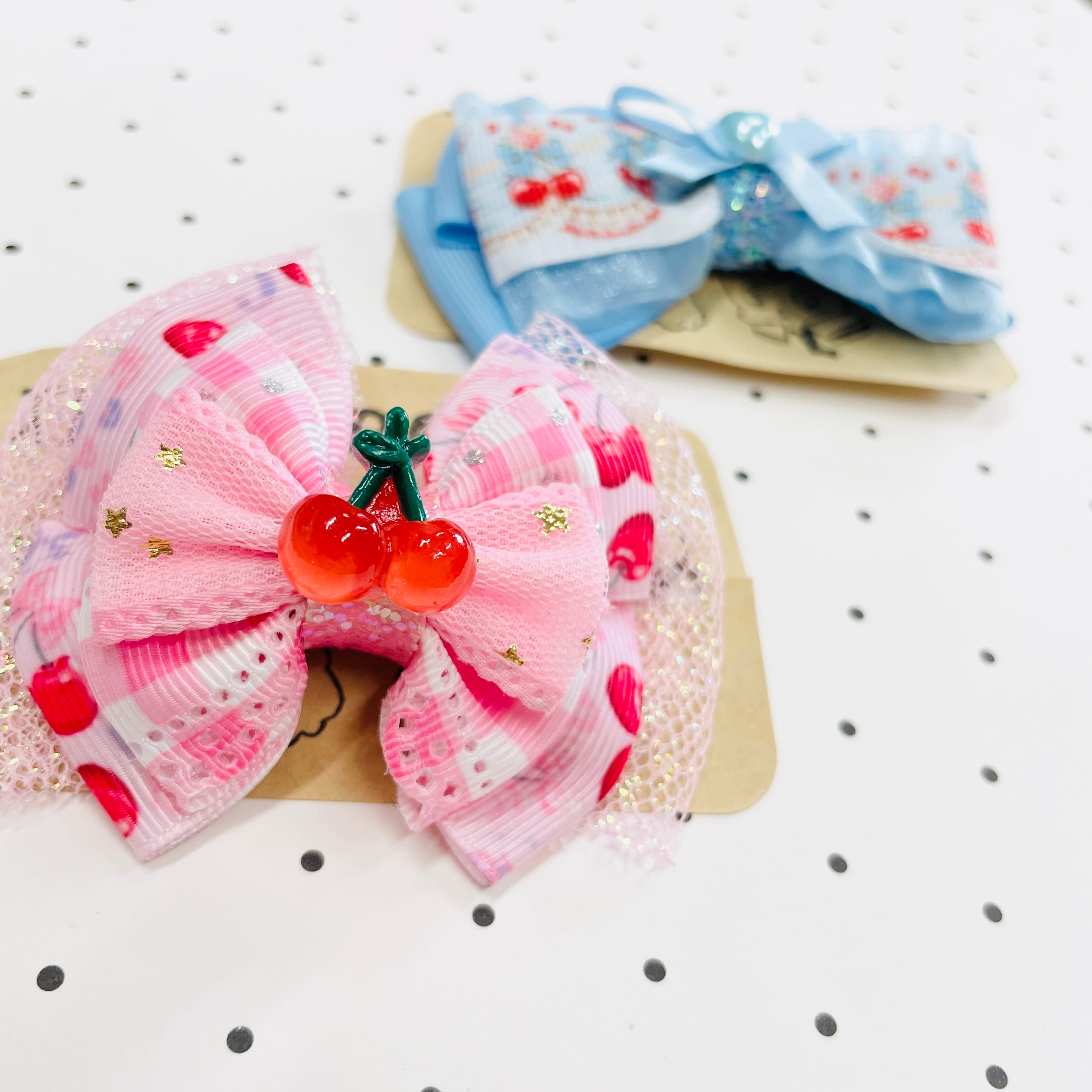 さくらんぼのリボンヘアゴム | Pay ID