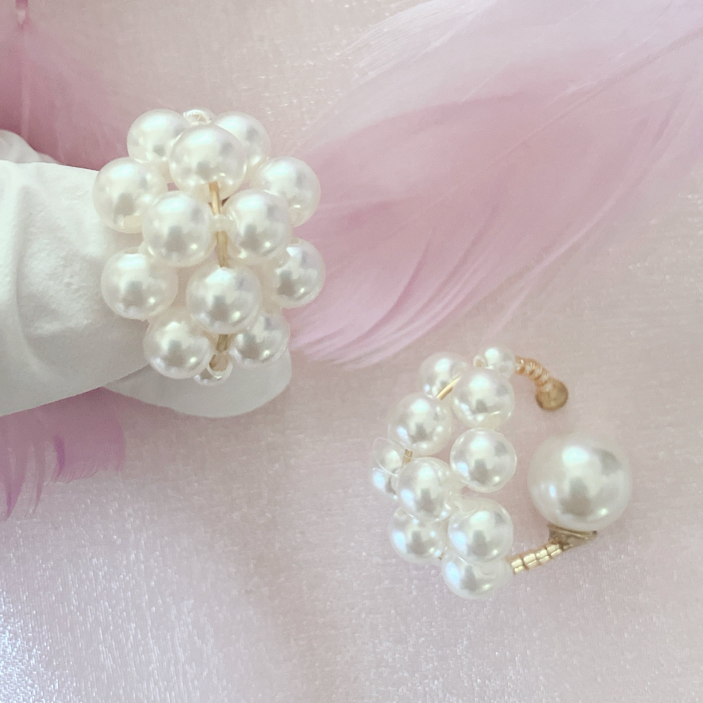 公式カフ・金属アレルギー対応】まるでイヤリングのようなイヤーカフ