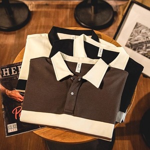 アメカジスタイルレトロボーダーポロ 10156