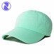 ニューハッタン ストラップバックキャップ 帽子 メンズ レディース NEWHATTAN 無地 シンプル フリーサイズ 1421AQUA
