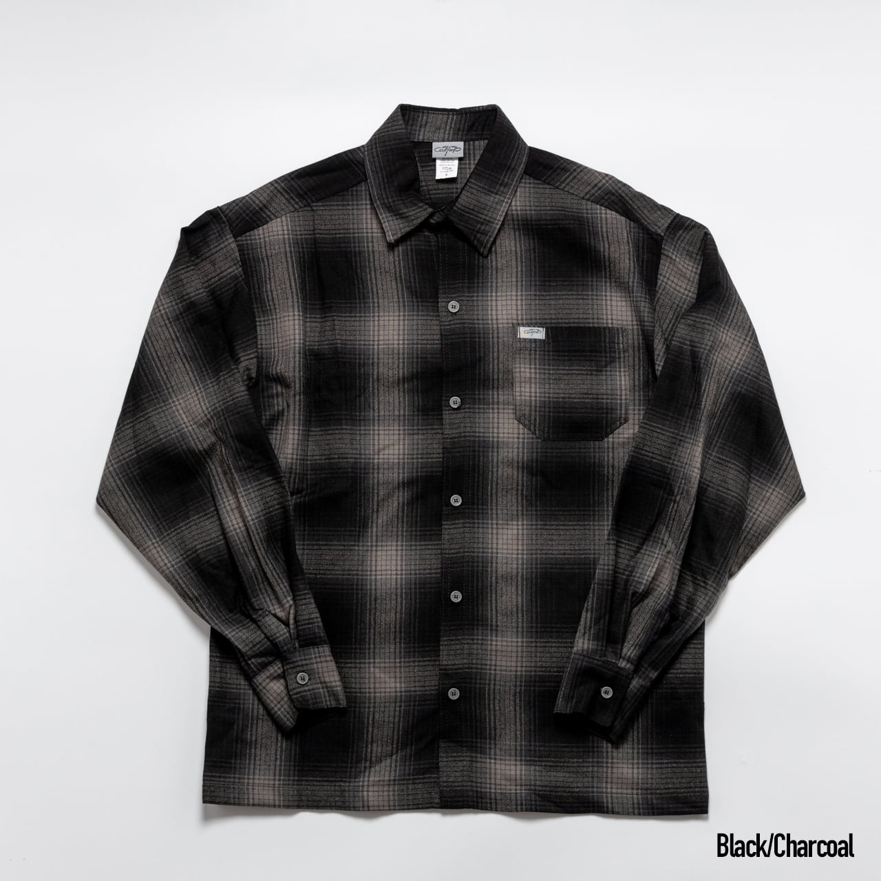 CALTOP  SHIRT CHARCOAL BLACK