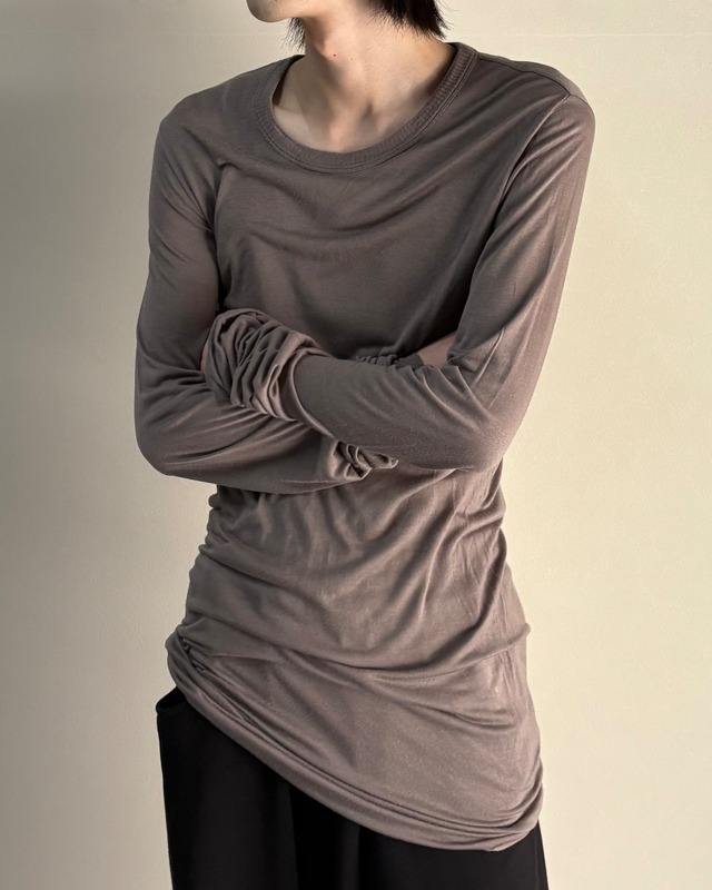 【2002FW/Rick Owens】cut-off long t-shirt