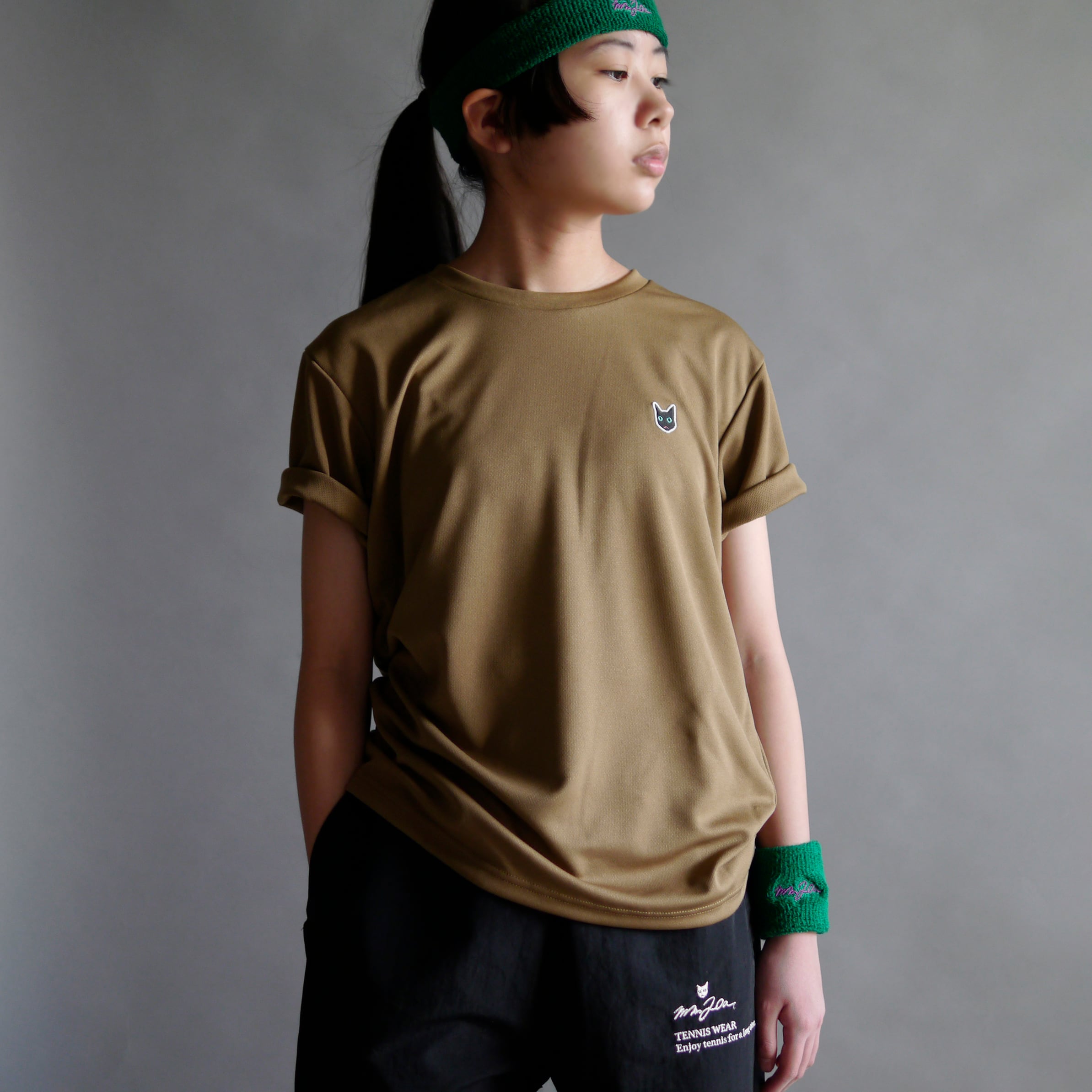 黒猫.ゲームTシャツ_WOMEN(WM-WL)・全50色 | MM20a TENNIS WEAR